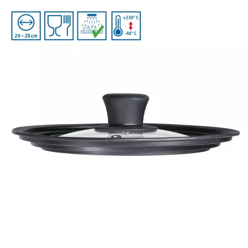 Hama 111545 coperchio per padella nero, trasparente