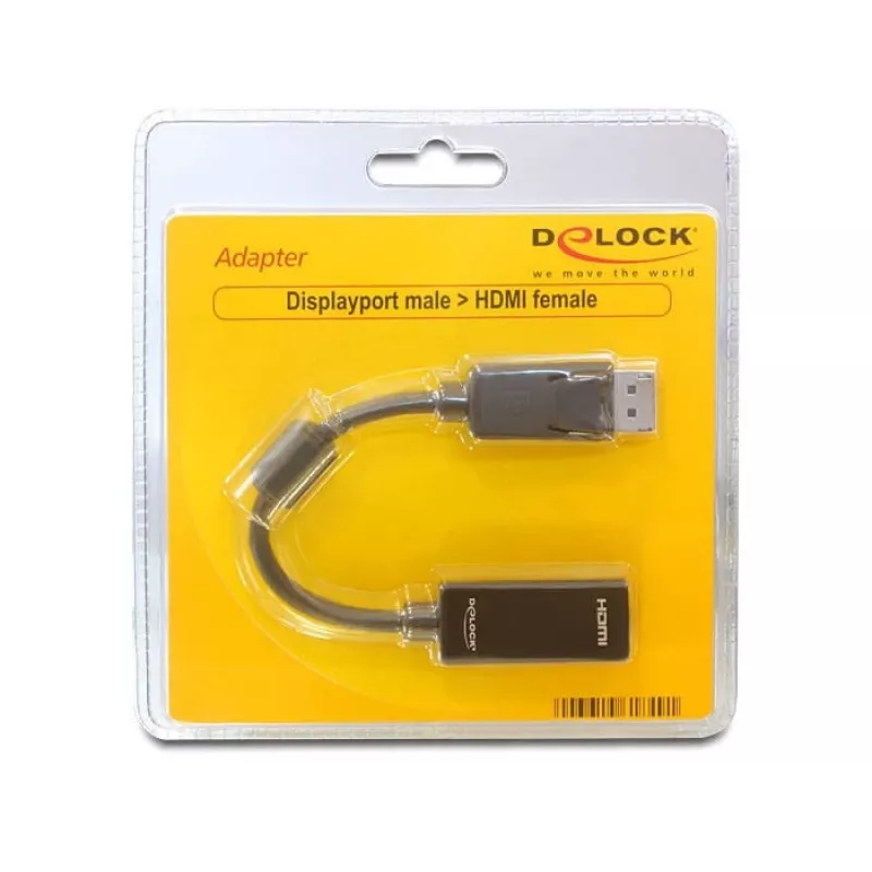 Adattatore cavo video DELOCK 61849 0,125 m DisplayPort su HDMI