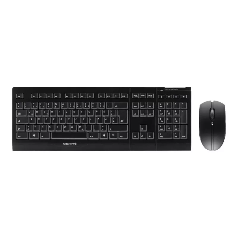 CHERRY B.UNLIMITED 3.0 tastiera mouse inclusi ufficio RF Wireless tedesco nero