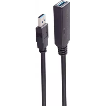 Cavo USB ShiverPeaks BS13-39485 30 m USB A nero 5 Mbit/s