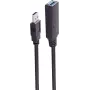 Cavo USB ShiverPeaks BS13-39485 30 m USB A nero 5 Mbit/s