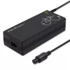 Caricabatterie per e-bike QOLTEC 36V–42V 2A con connettore GX12 3 pin