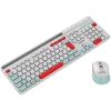 CANYON HSET-W5 EN tastiera+mouse AAA+AA wireless bianco