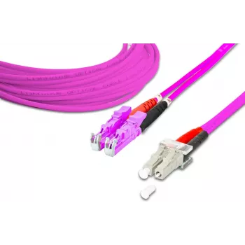 Lightwin Patch cord in fibra ottica duplex di alta qualità - MM OM4 - LSH - LC (LDP-50 LSH-LC 10.0 OM4)