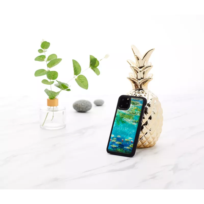 Custodia per smartphone iKins per iPhone 11 Pro — design ninfee, nero