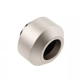 Raccordo per hardtube OPTIMUS per tubi rigidi da 12 mm, finitura nichel satinato