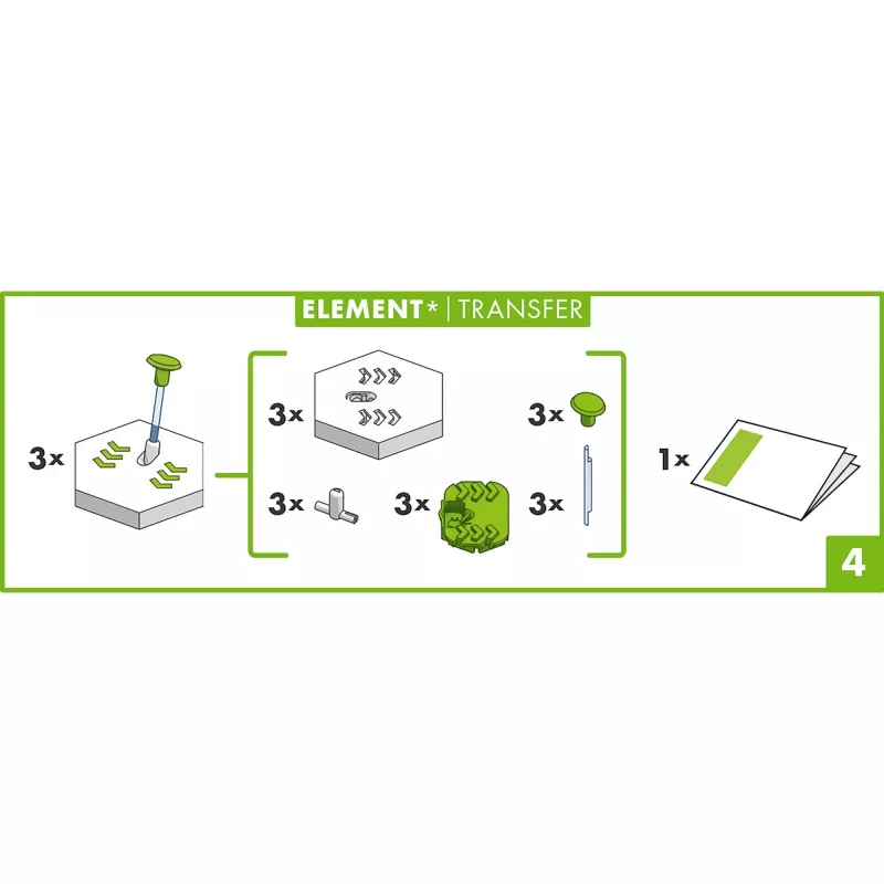 Accessorio Ravensburger GraviTrax elemento transfer multicolore 22422