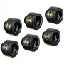 Raccordo HYTE FIT-001 sistema di raffreddamento per computer ottone silicone acciaio nero