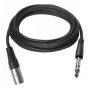 Vivolink PROAUDXLRJACKS1 cavo audio 1 m XLR 6,35 mm TRS nero
