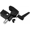 Gancio Quick-Lock EUROLITE TH-2SC nero — gancio per rigging per sospensione su truss e palco