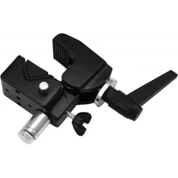 Gancio Quick-Lock EUROLITE TH-2SC nero — gancio per rigging per sospensione su truss e palco