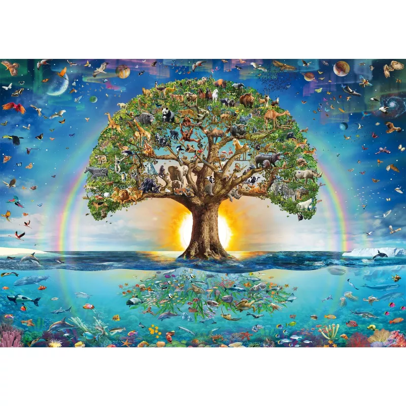 Die Magie des Lebensbaums, puzzle 1000 pezzi