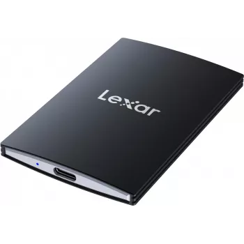 SSD portatile Lexar SL500 1 TB — USB Type-C, USB 3.2 Gen 2x2, fino a 2000 MB/s, custodia in alluminio, 0,043 kg, nera