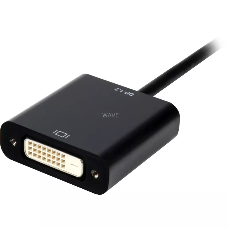 Convertitore DisplayPort 1.2 > DVI24+1, cavo nero, 15 cm
