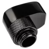 Raccordo Alphacool 17601 — raccordo per sistema di raffreddamento PC in ottone, nero, 1 pezzo
