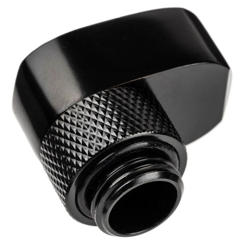 Raccordo Alphacool 17601 — raccordo per sistema di raffreddamento PC in ottone, nero, 1 pezzo