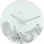 NeXtime orologio 8115 Dropped, Ø43 cm, da parete, argento