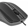 Mouse USB con cavo, 3 tasti, superficie gommata, 1000 DPI