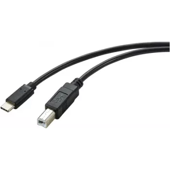 Cavo USB Renkforce RF-5720420 2 m USB 2.0 USB-C USB-B nero (RF-5720420)