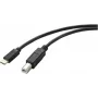 Cavo USB Renkforce RF-5720420 2 m USB 2.0 USB-C USB-B nero (RF-5720420)