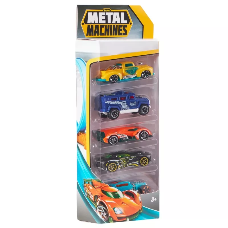Zuru Metal Machines auto in metallo pressofuso (5 pz) 1:64, serie 2, assortite