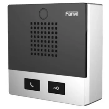 Citofono audio Fanvil I10D nero acciaio inox