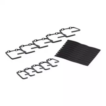 APC NetShelter gestione cavi, anelli, set con 5 piccoli e 5 grandi, nero