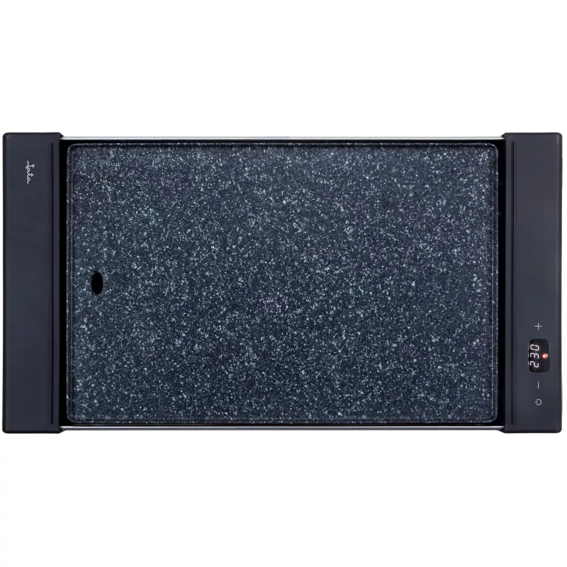 Griglia a contatto Jata JEGR3000 — rettangolare 480×320 mm, 2700 W, comandi touch, nera