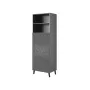 Armadio contenitore cama meble ABETO 60×40×176,5 cm grafite/grafite lucido