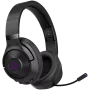 Lorgar Noah 702 (LRG-GHS702) cuffie gaming wireless, Bluetooth 5.3, ricevitore USB, AUX da 3,5 mm, driver da 40 mm, 1000 mAh, RGB, nere