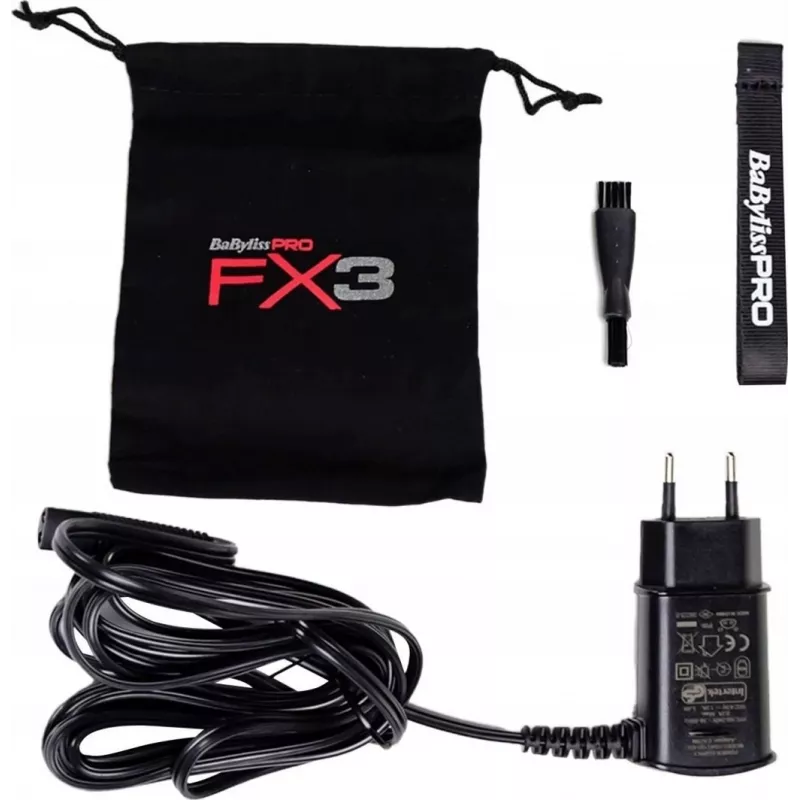 Rasoio elettrico BaByliss PRO FXX3SBE – trimmer professionale da barbiere, funzionamento a rete/batteria