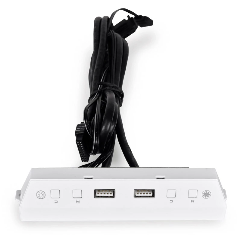 Lian Li LAN216-1W pannello I/O con controller ARGB per LANCOOL 216, bianco