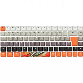 Tastiera da gaming meccanica Sharkoon SKILLER SGK50 S3 Design Bundle D6 — arancione/grigio