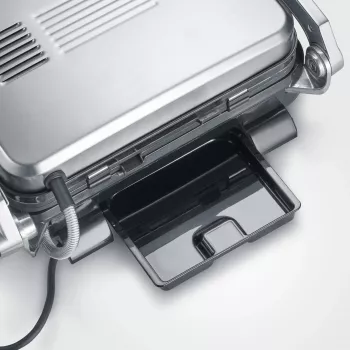 Piastra grill SEVINI Pro, KG 2395 (argento/nero, 1.800 Watt)