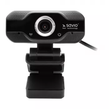 Webcam Savio telecamera internet USB Full HD con microfono integrato