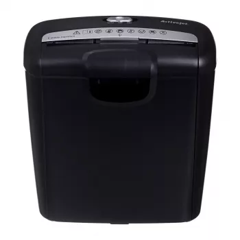 Activejet ASH-0601S distruggidocumenti, P-2, 10 l, 6 mm strisce, 6 fogli, nero.