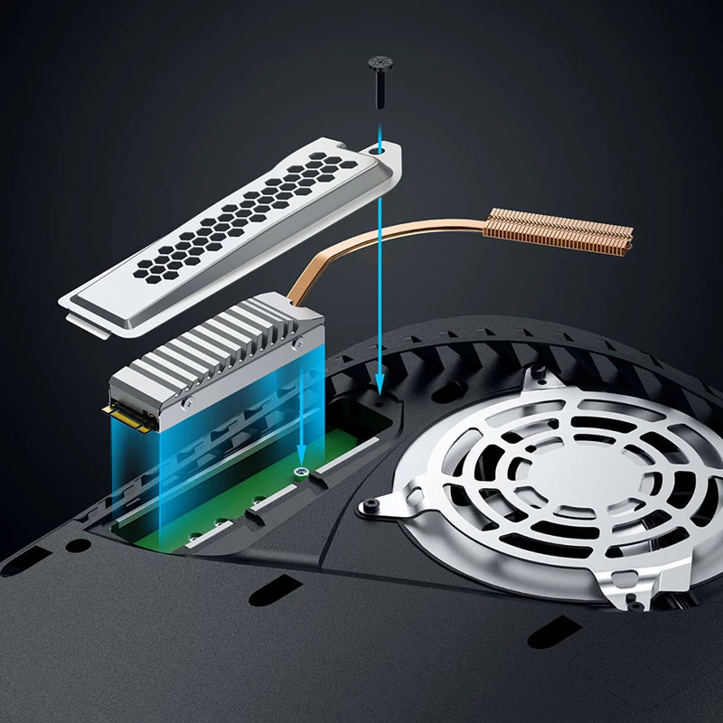 Graugear G-PS5HS01-COV unità a stato solido argento