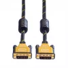 Cavo monitor DVI ROLINE GOLD 5m modello 11.04.5514