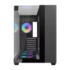 Case per computer Darkflash TH285 (nero) + 4 ventole