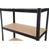 Topeshop scaffale P9040 scaffale porta attrezzi da giardino autoportante acciaio zincato, MDF
