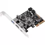 SilverStone ECU05 - adattatore USB - PCIe 2.0 x2 low profile - USB 3.1 Type-C x 1 + USB3.0 x 2 + USB3.0 (interno) x 2 (SST-ECU05)