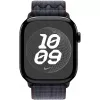 Cinturino Apple 46mm nero/blu Nike Sport Loop smartwatch