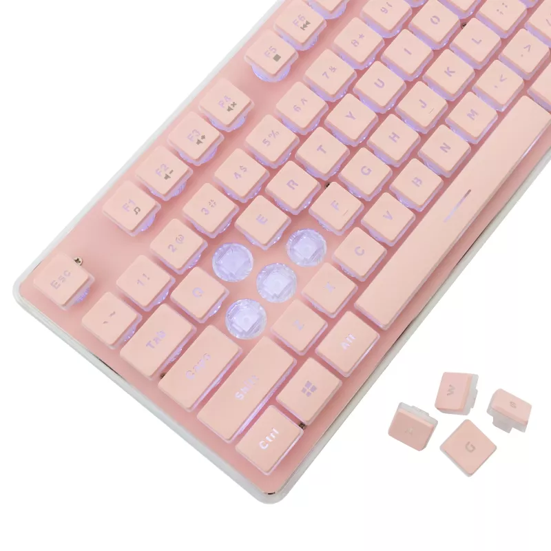 Tastiera gaming White Shark GK-003441 Tachi, rosa, layout US