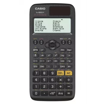 CASIO FX-85CEX CALCOLATRICE SCIENTIFICA TASCABILE, UFFICIO, SCUOLA, 379 FUNZIONI, 77X166MM, NERA
