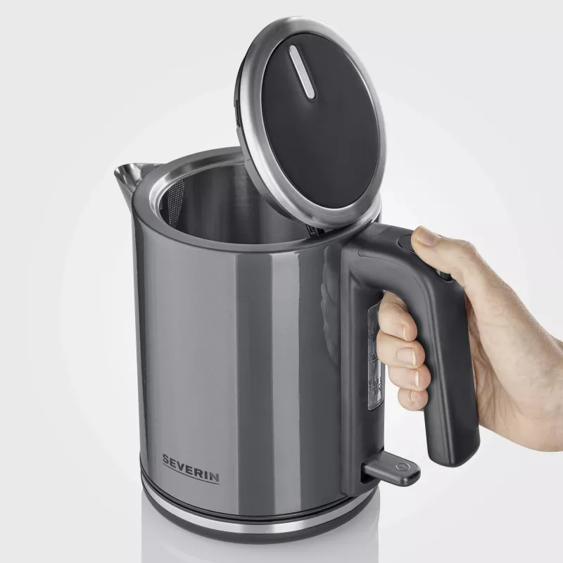 Bollitore elettrico Severin 2400 W antracite nero
