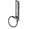 Hub USB slim 4 porte Goobay USB-C a/USB-A 5 Gbit/s - connettore maschio USB 3.2 (76563)