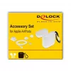Custodia DeLOCK Apple AirPods set accessori bianco