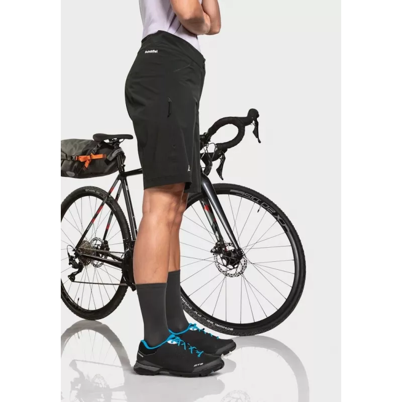 Pantaloncini da ciclismo Schöffel Danube – donna, nero, taglia S