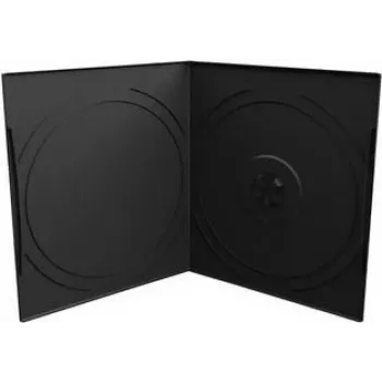 MEDIARANGE BOX10 - custodia DVD - 1 disco - nero - plastica - 120 mm - 125 mm