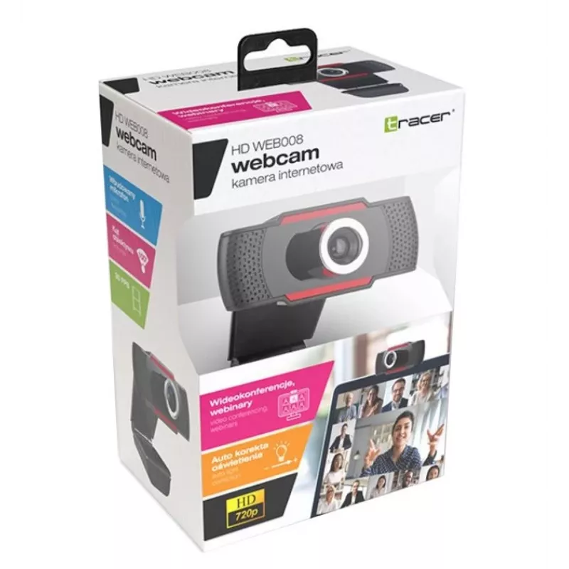Webcam HD con microfono integrato Internet Tracer WEB008